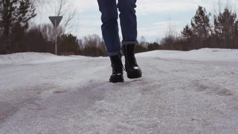 Boots going Stock Footage 173406640