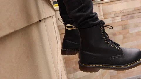 Boots ledge Stock Footage 171909583