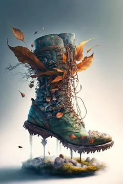 Boots of levitation Stock Illustration