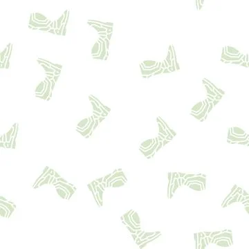 Boots motorcycle glyph seamless pattern Stock Illustration