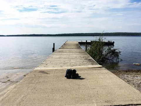 Boots off! Foto stock