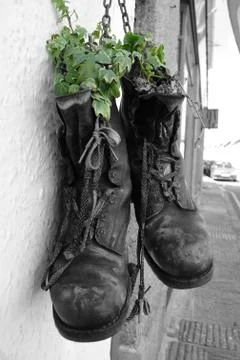 Boots to Pot Stock Photos