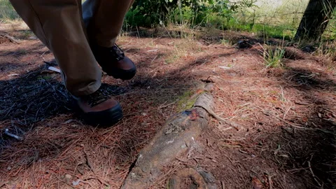 Boots on the Track Stock Footage 145314359