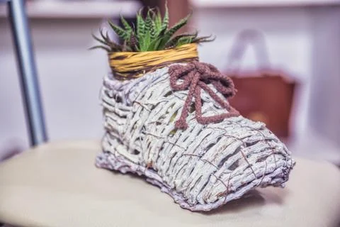 Boots vase Stock Photos