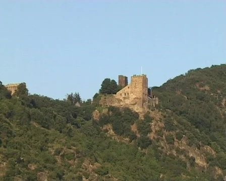 Boppard Castel Vídeo Stock 301512