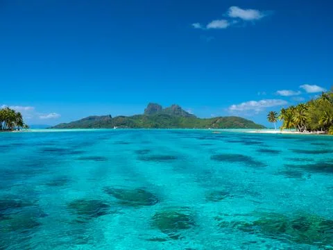 Bora Bora beach Stock Photos