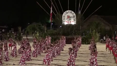 Bora Bora Heiva Video stock 168952223