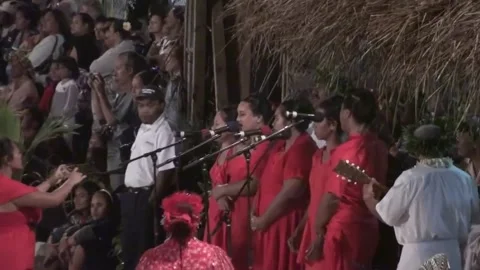 Bora Bora Heiva Video stock 168974329