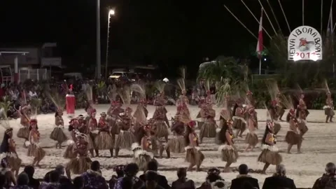 Bora Bora Heiva Stock Footage 168974379