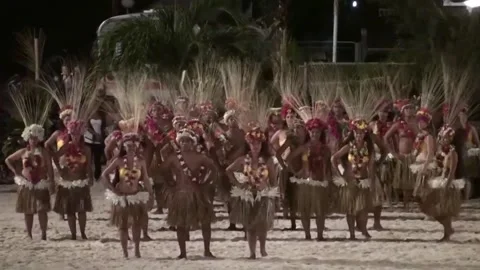 Bora Bora Heiva Video stock 168974747