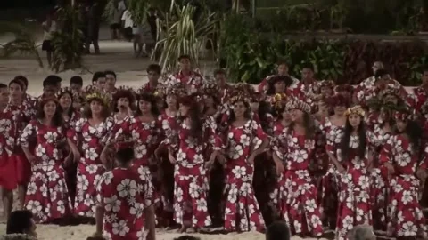 Bora Bora Heiva Video stock 168974766