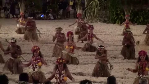 Bora Bora Heiva Stock Footage 168975230