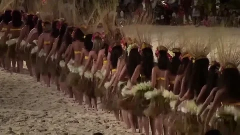 Bora Bora Heiva Video stock 168975265