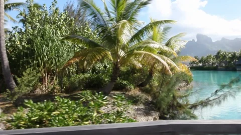 Bora Bora - Island Landscape Stock Footage 103333744