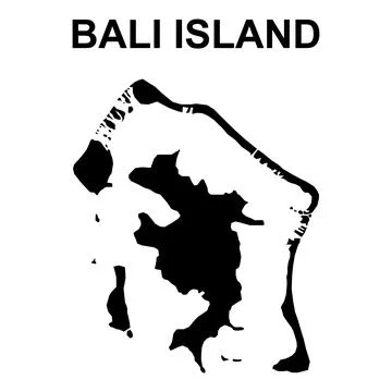 Bora bora island map symbol shape, travel web flat concept icon vector illust Stock Illustration