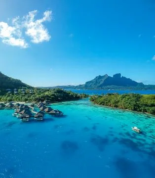 Bora Bora islands Stock Photos