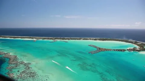 Bora Bora Lagoon Stock Footage 11206098