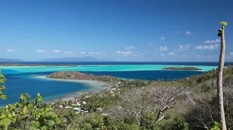 Bora Bora Lagoon Stock Footage 11241522