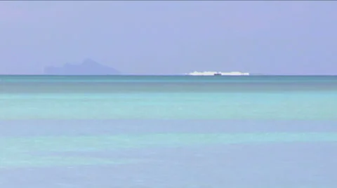Bora Bora Ocean (Beautiful Time Lapse) Stock Footage 33735620