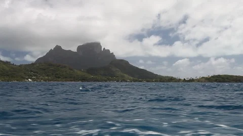 Bora Bora - Ocean Cruise Stock Footage 103333622