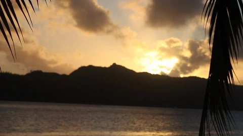 Bora Bora - Ocean Landscape Stock Footage 103334290