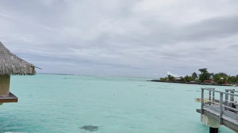 Bora Bora Resort Paradise Vacation in French Polynesia with Blue Lagoon Vidéo 328545863