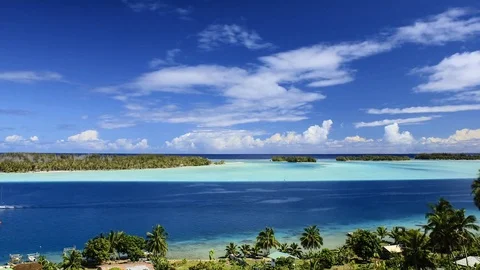 Bora Bora Time Lapse Stock Footage 76322472