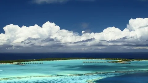Bora Bora Time Lapse Stock Footage 76337128