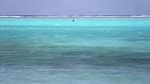 Bora Bora's Mesmerizing Blue &amp; Green Colours (French Polynesia) Stock-Footage 94503632