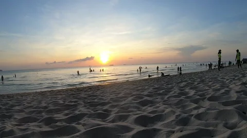 Boracay beach time-lapse Stock Footage 148930556