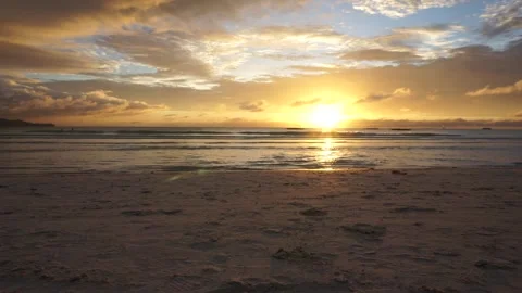 Boracay Island Sunset Video stock 149003025