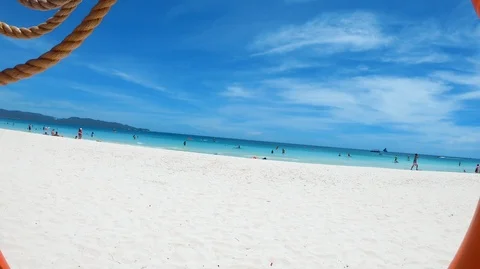 Boracay - Lifeguard 1 Video stock 124272177