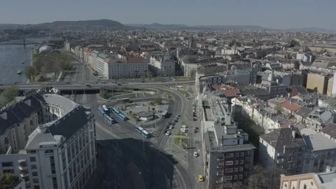 Boráros tér Boraros Square - Budapest Stock Footage 231328912
