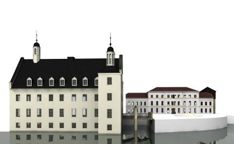 Borbeck castle 1 Stock Illustration