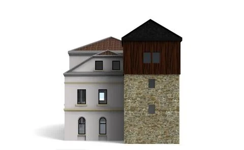 Borbeck castle 3 Stock Illustration