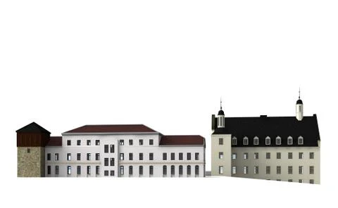 Borbeck castle 4 Stock Illustration