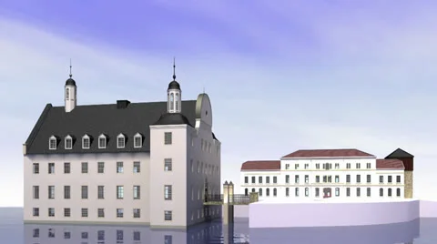 Borbeck Castle Stock Footage 27163697