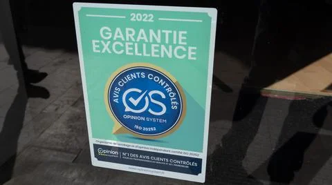 Bordeaux , Aquitaine  France - 03 12 2022 : garantie excellence logo sign and Stock Photos