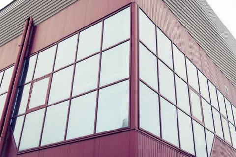 Bordeaux building with windows Stock Photos