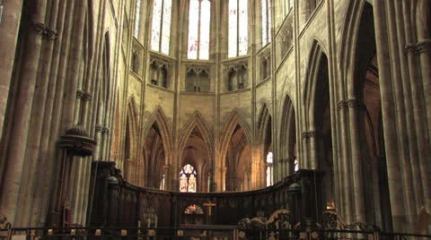 Bordeaux Cathedral Stock Footage 25302151