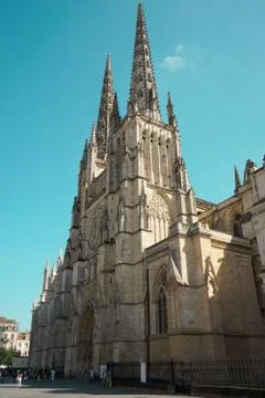 Bordeaux Cathedral 库存照片