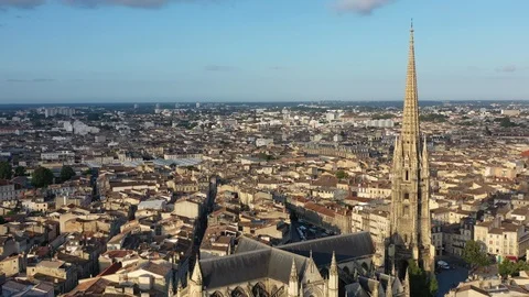 Bordeaux drone shooting. Stock Footage