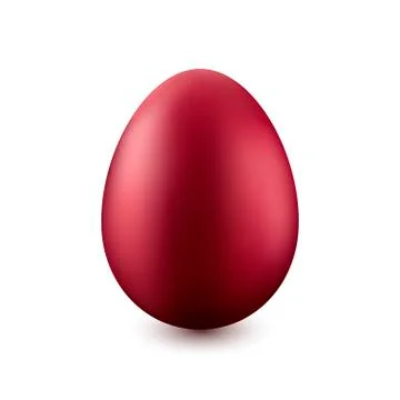 Bordeaux Easter Egg Stock Illustration