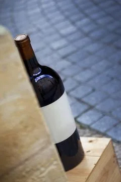 Bordeaux red wine Stock Photos
