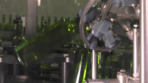 Bordeaux Saint Emilion bottling unit Stock Footage 60657193