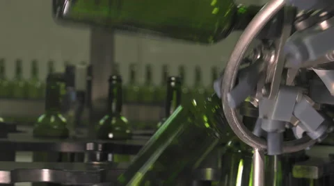 Bordeaux Saint Emilion bottling unit Video stock 60657951