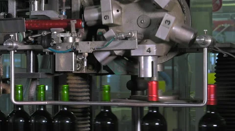 Bordeaux Saint Emilion bottling unit Stock Footage 60662107