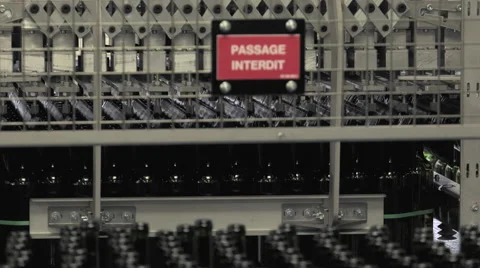 Bordeaux Saint Emilion bottling unit Stock Footage 60664168