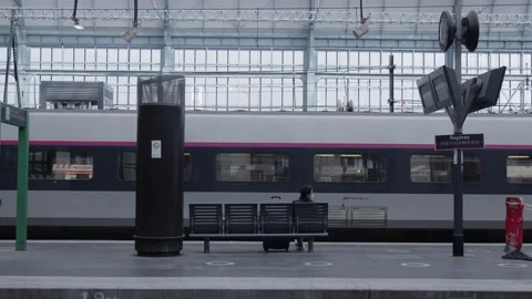 Bordeaux train station. Video stock 187093104
