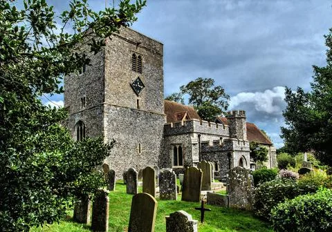 Borden Church. Stock Photos